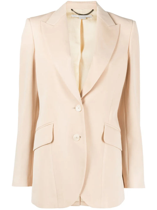 Single-Breasted Wool Blazer