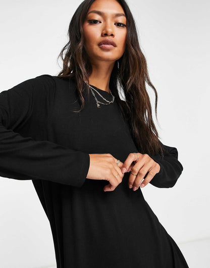 Long Sleeve Maxi T-Shirt Dress