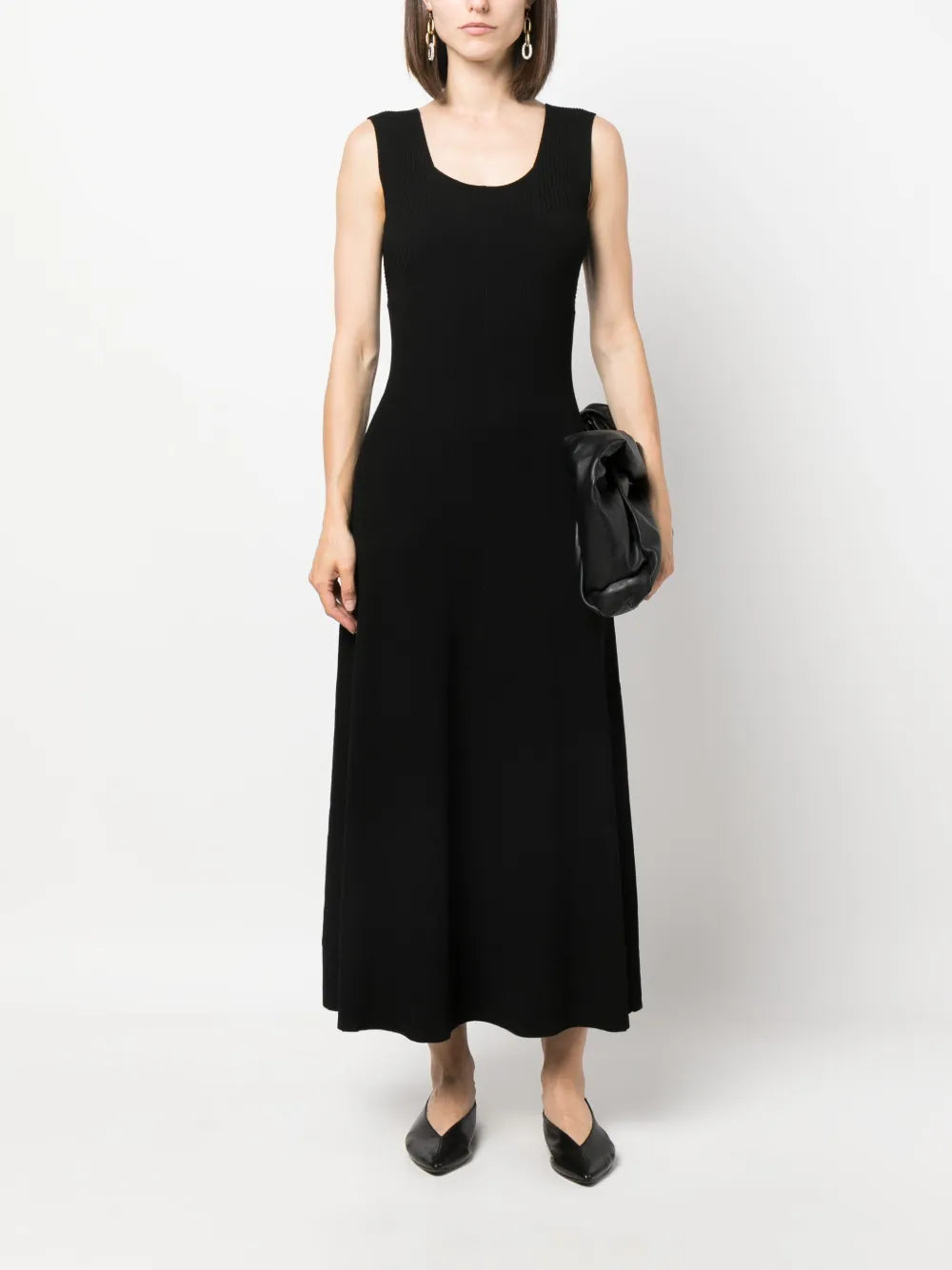 Scoop-Neck Maxi Dress