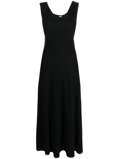 Scoop-Neck Maxi Dress