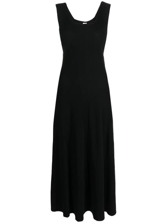 Scoop-Neck Maxi Dress