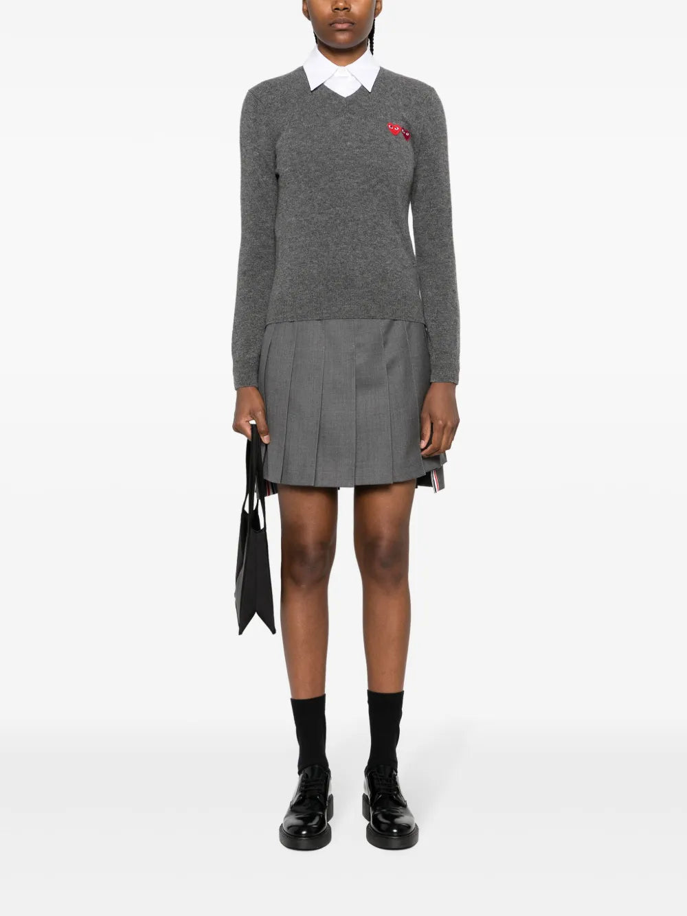 Double Heart Wool Jumper