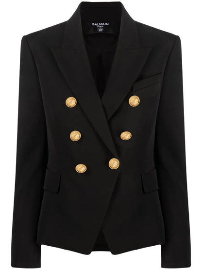 6-Buttons Double-Breasted Blazer