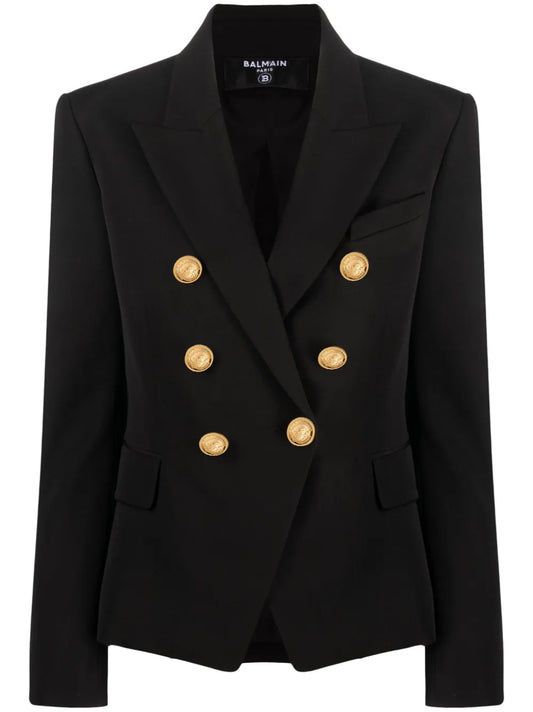 6-Buttons Double-Breasted Blazer