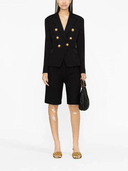 6-Buttons Double-Breasted Blazer