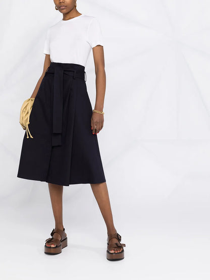 Fine-Knit Wool-Blend Top