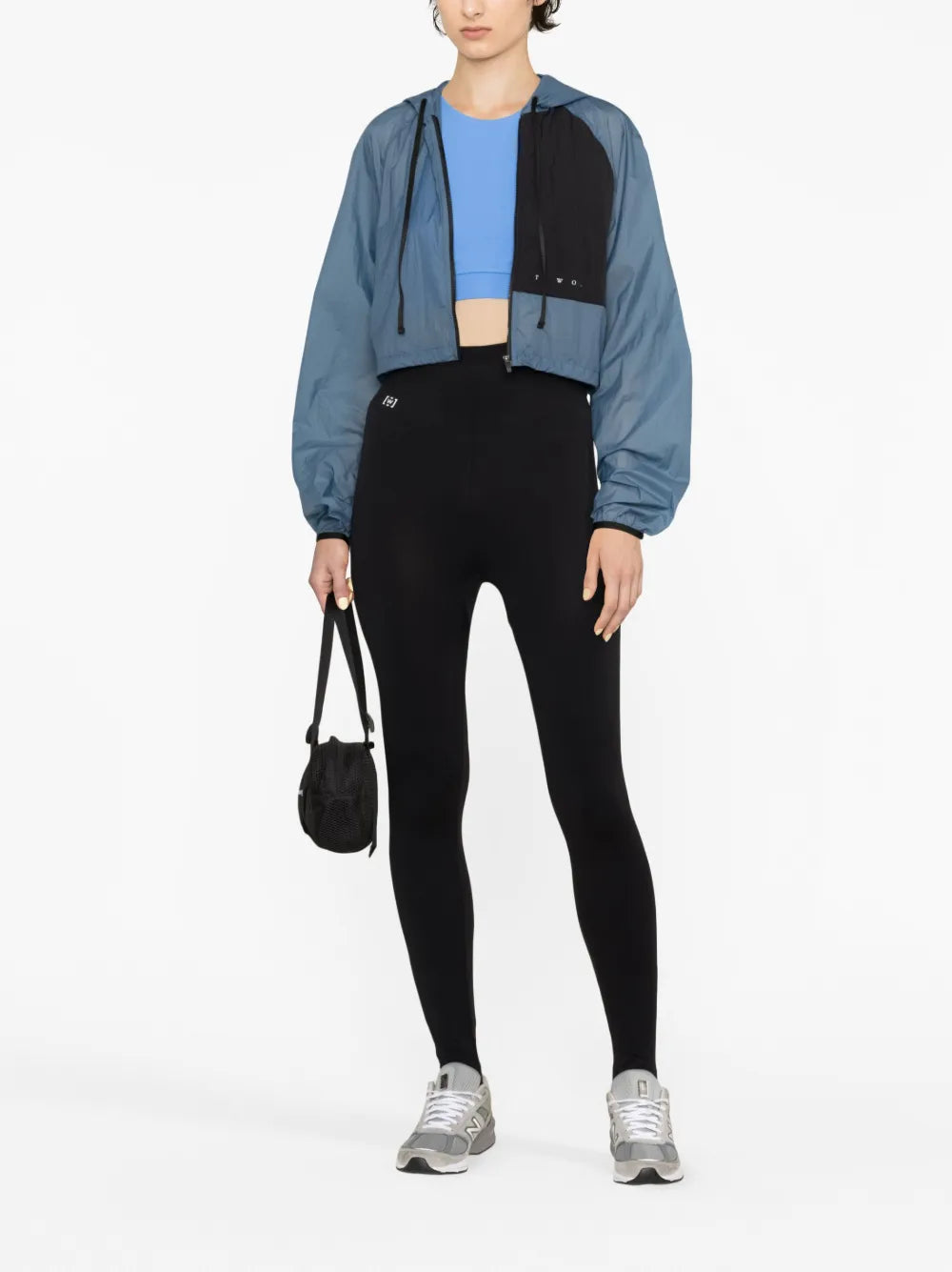 Gathered Stretch-Jersey Leggings