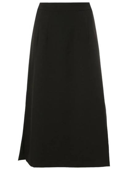 Fenda Side-Slit Midi Skirt