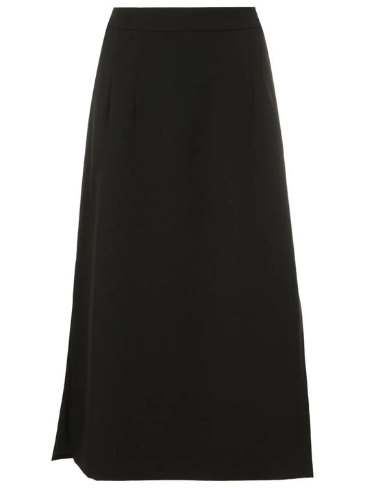 Fenda Side-Slit Midi Skirt