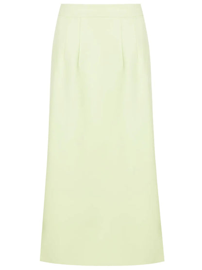Fenda Side-Slit Midi Skirt
