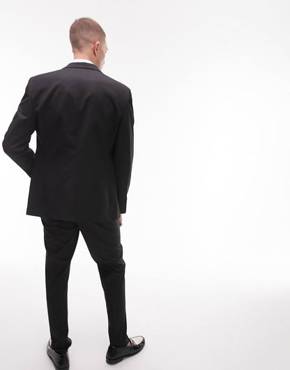 Premium Wool Stretch Slim Jacket
