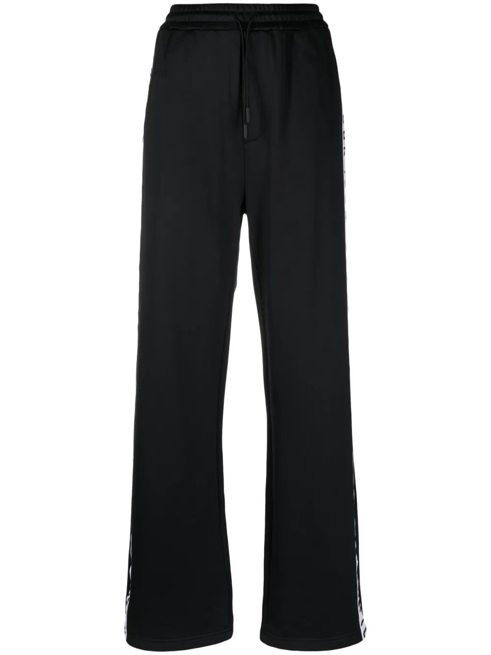 Logo-Tape Wide-Leg Track Pants