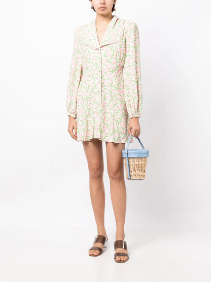 Tabitha Tulip-Print Dress
