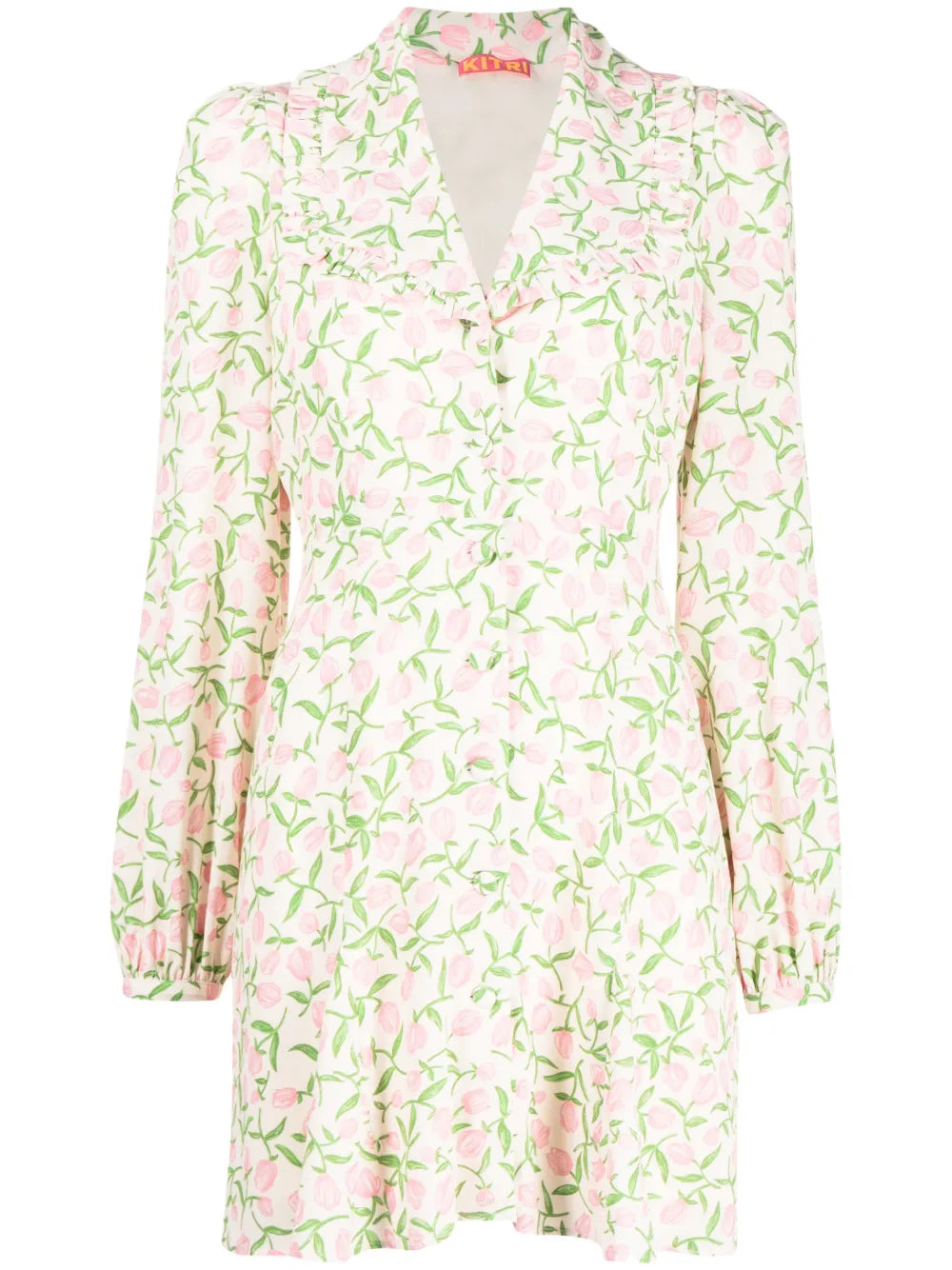 Tabitha Tulip-Print Dress