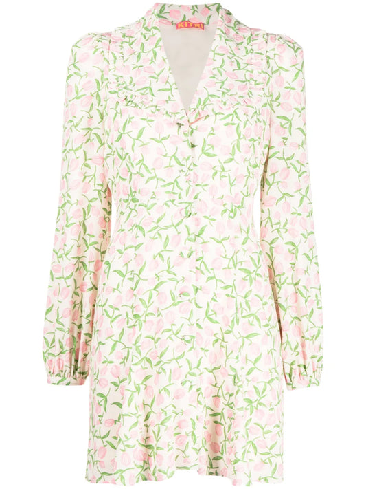 Tabitha Tulip-Print Dress