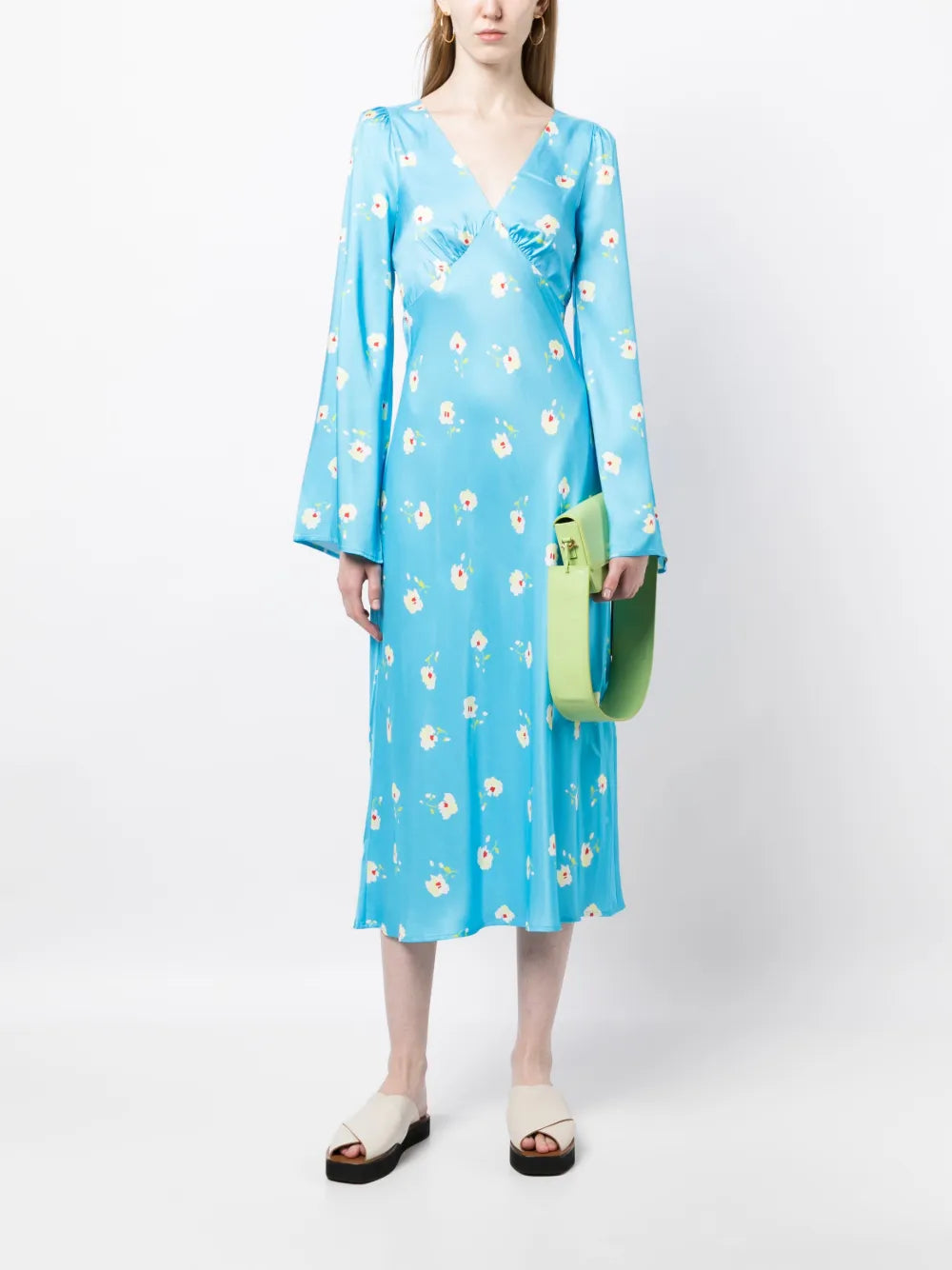 Libby Floral-Print Midi Dress