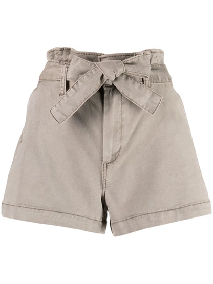 Anessa High-Waisted Cotton Shorts