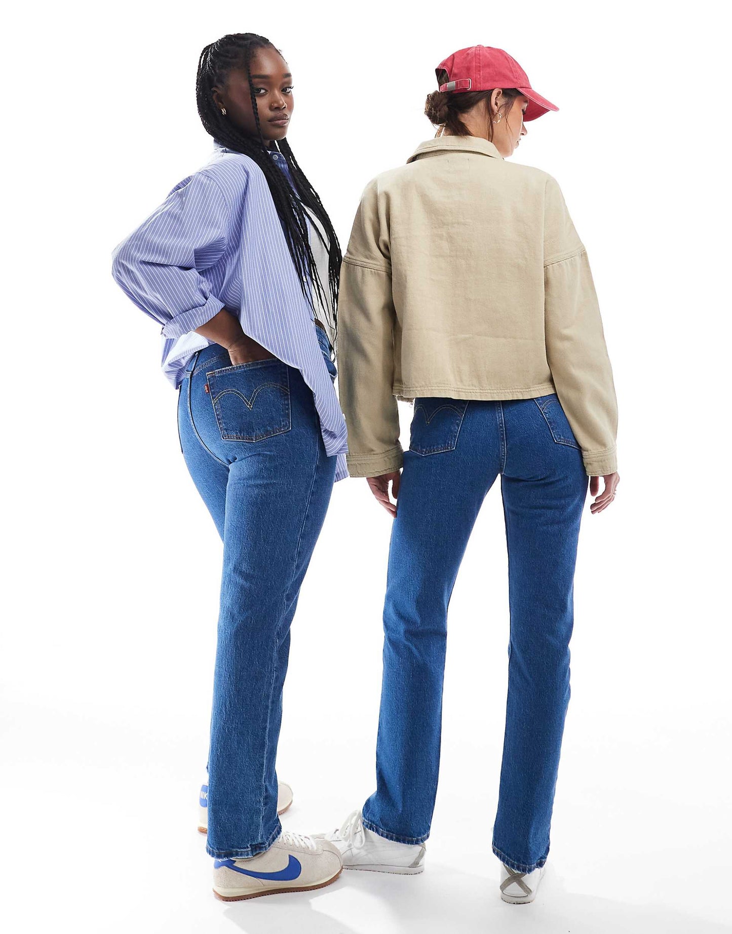 501 Straight Fit Crop Jeans