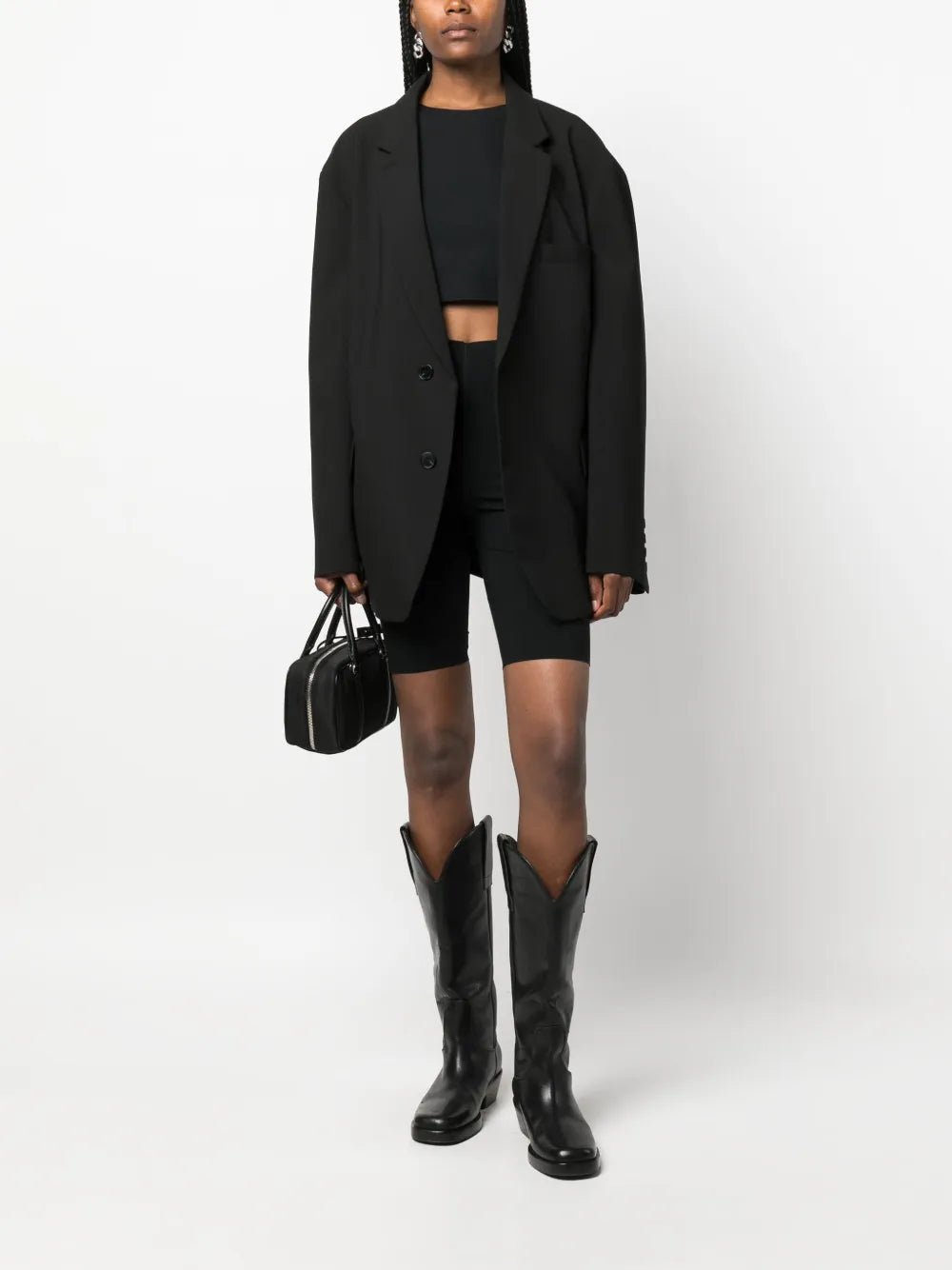 High-Waisted Biker Shorts