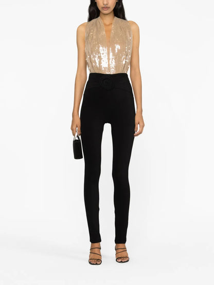 Vesper Sequin-Embellished Bodysuit