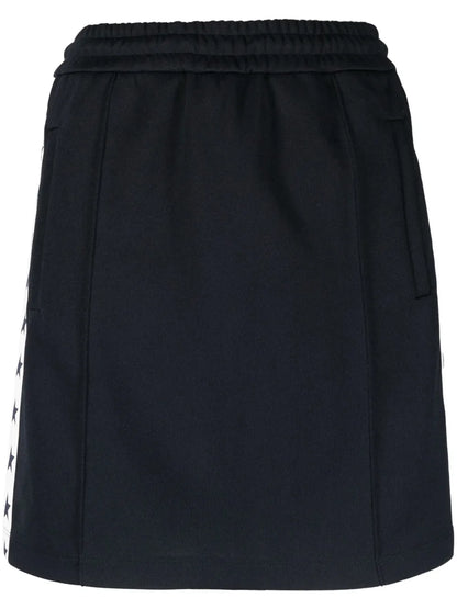 Star-Print Cotton Skirt