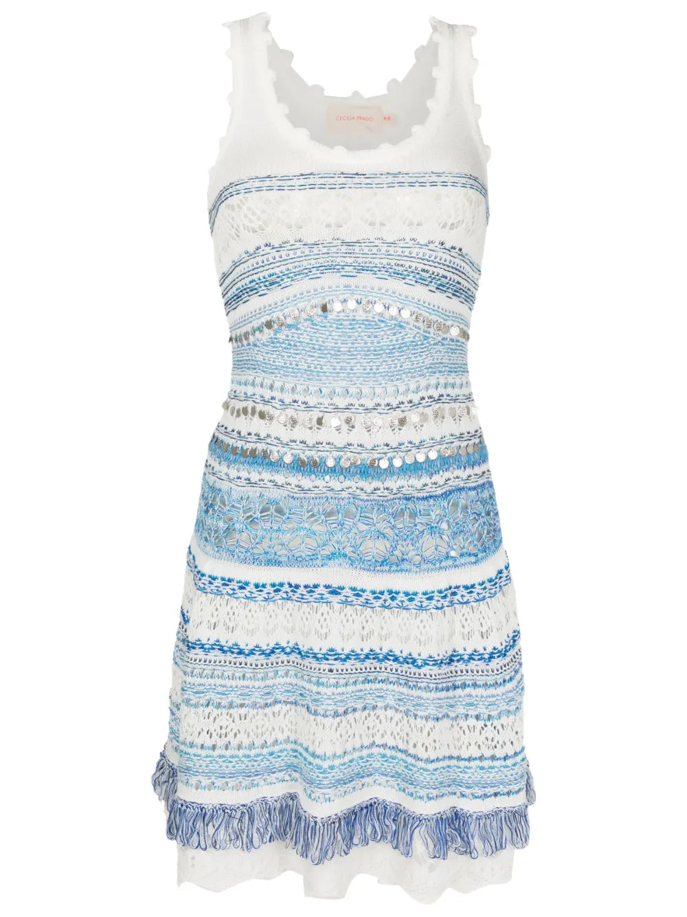 Fátima Crochet-Knit Dress