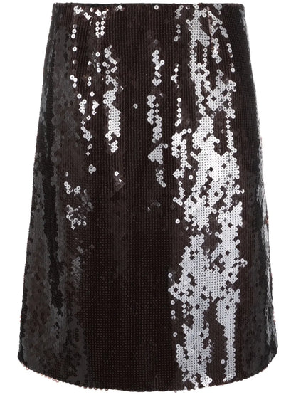 Wile Sequinned Midi Skirt