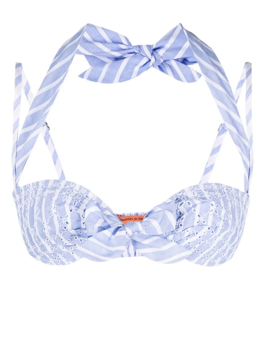 Broderie-Anglaise Bikini Top