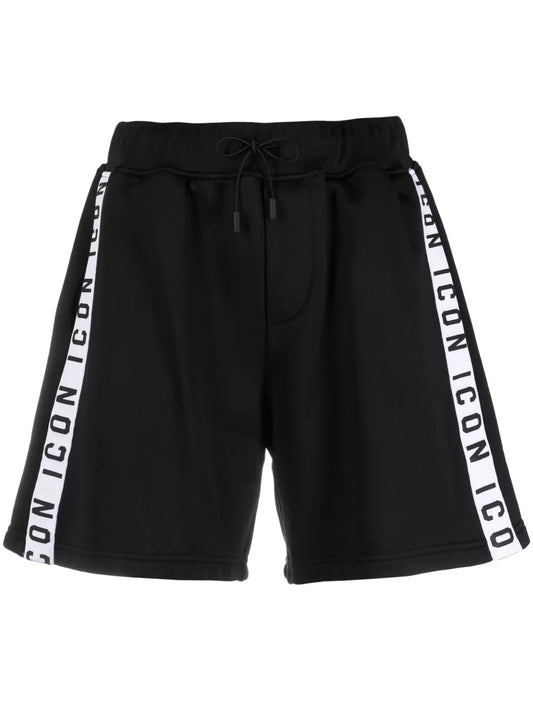 Icon-Stripe Drawstring Shorts
