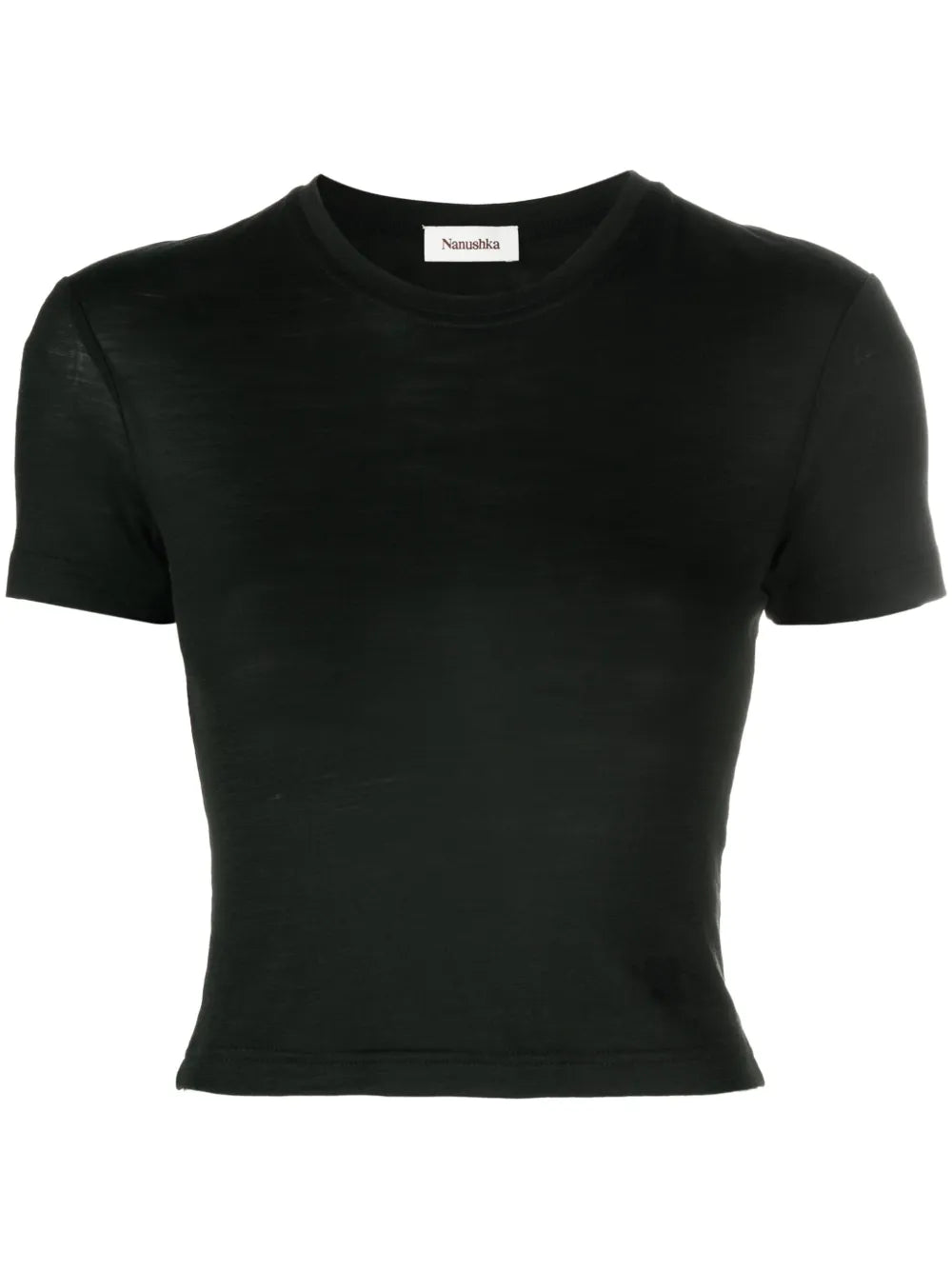 Round-Neck Wool T-Shirt
