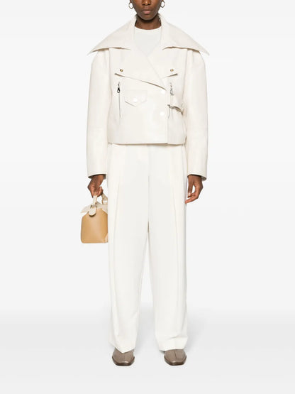 Ado Cropped Biker Jacket