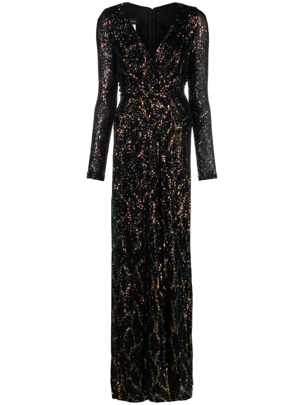 Sequin-Embellished Wide-Leg Jumpsuit