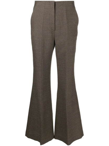 High-Rise Flared Trousers