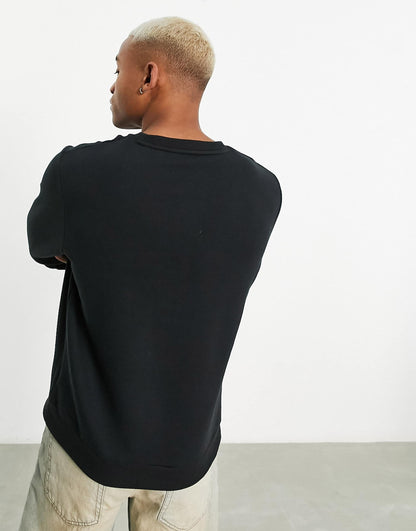Crew Sweatshirt With Tonal Logo