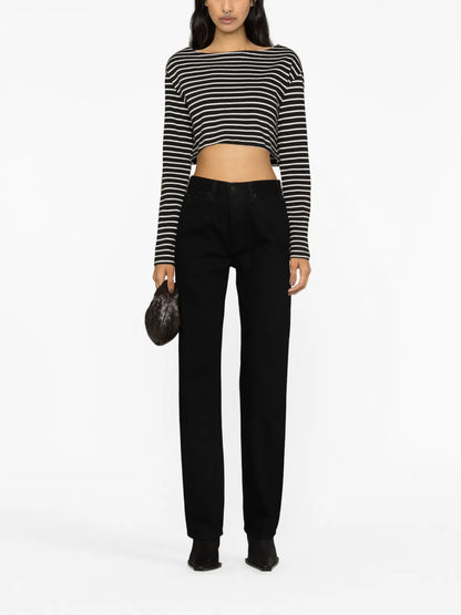Smith Mid-Rise Straight Jeans