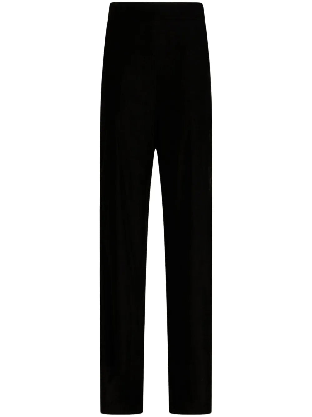 Velvet Straight-Leg Trousers