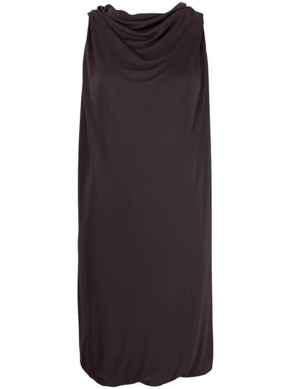 Cowl-Neck Minidress