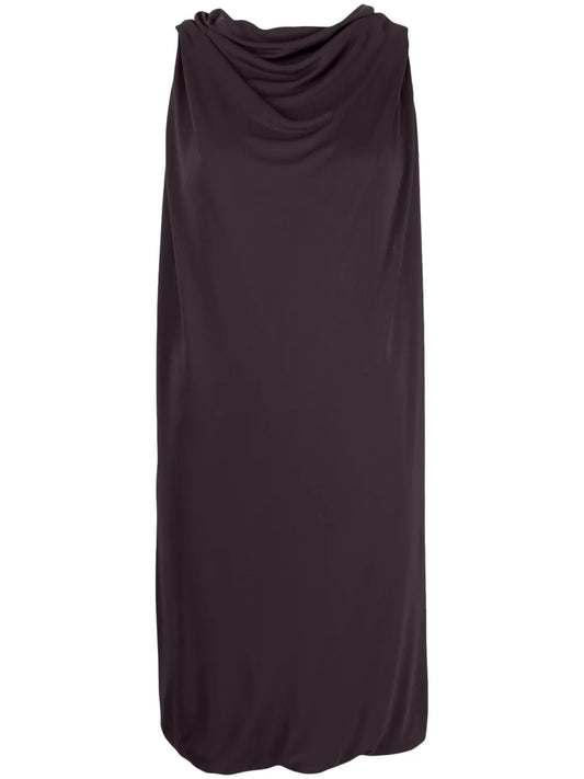 Cowl-Neck Minidress