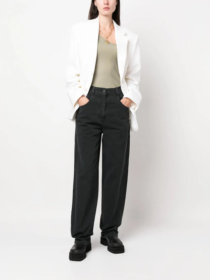 High-Waisted Wide-Leg Jeans