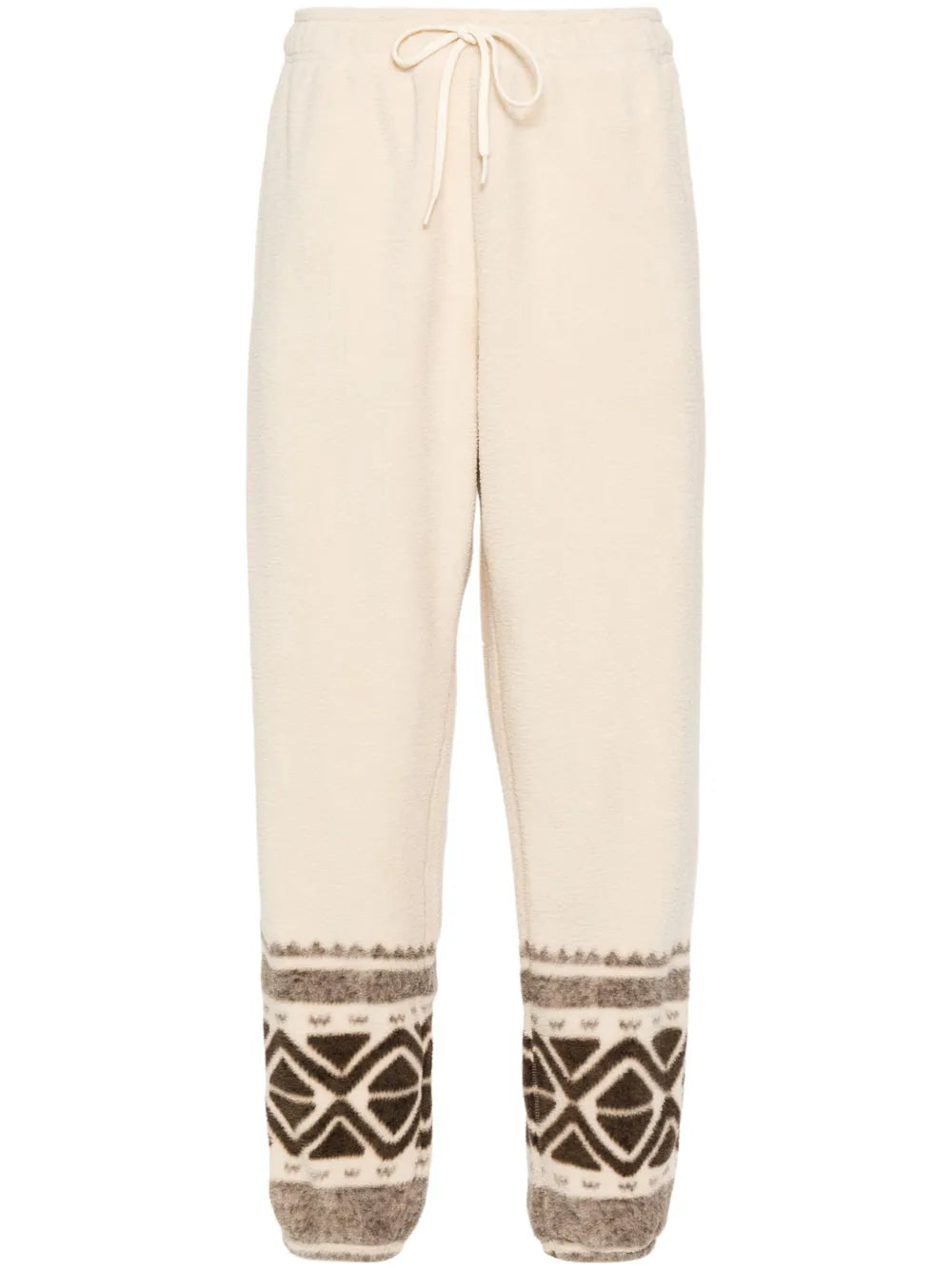 Faux-Shearling Track Pants