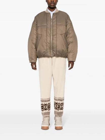 Faux-Shearling Track Pants