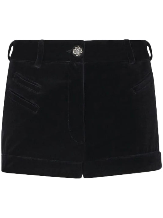 Velvet Cotton Shorts