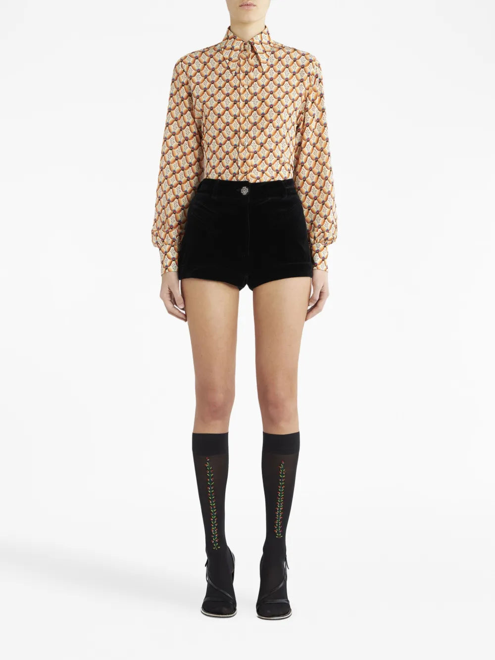Velvet Cotton Shorts