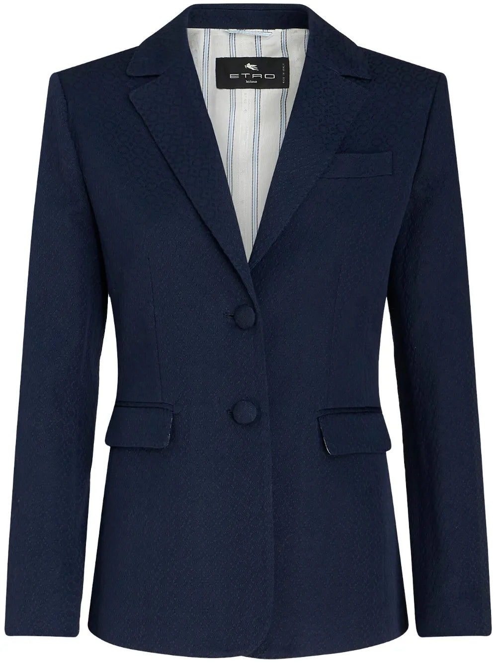 Single-Breasted Notched Blazer