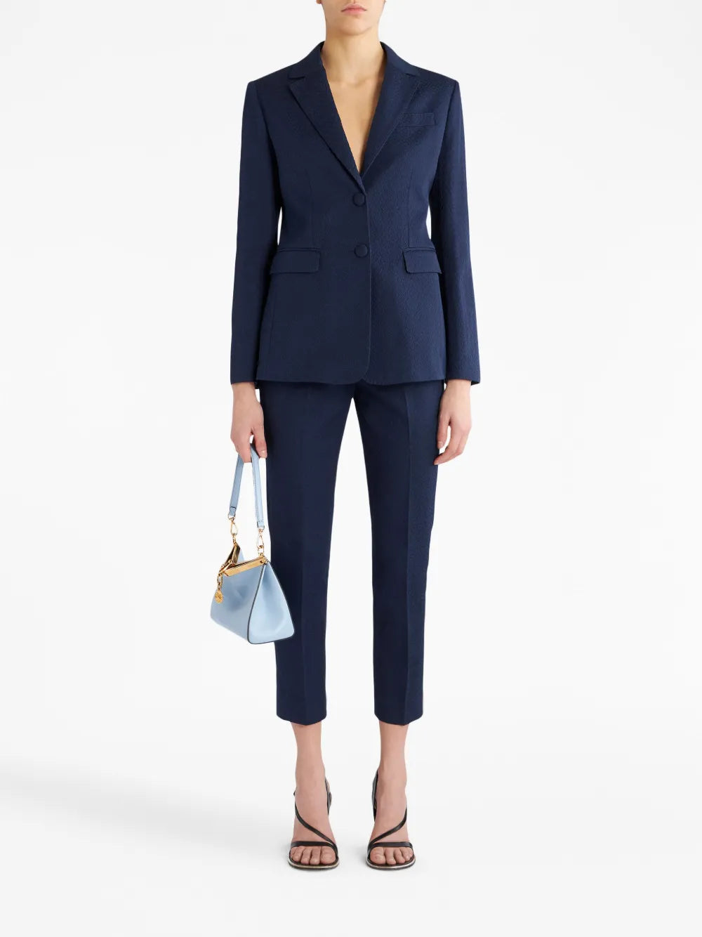 Single-Breasted Notched Blazer