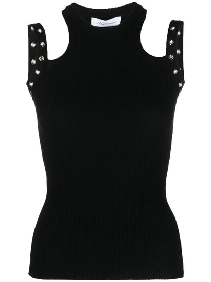 Sleeveless Knitted Top