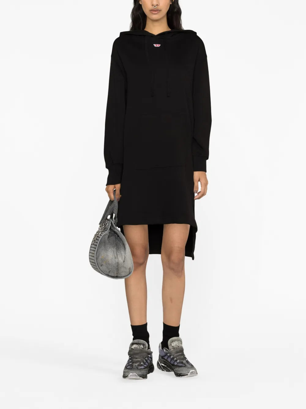 D-Ilse-D Cotton Hoodie Dress