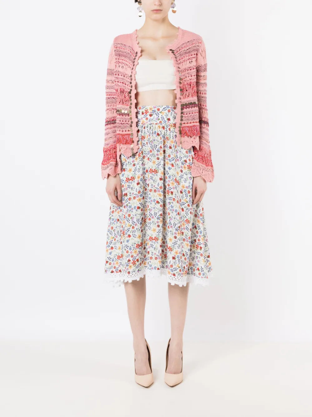 Gina Embellished Knitted Cardigan