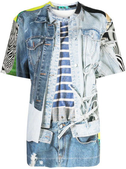 Graphic-Print Cotton T-Shirt