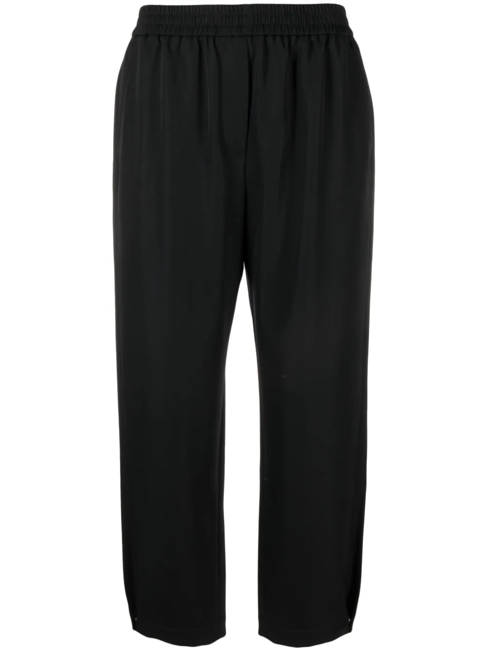 Elasticated-Waistband Virgin Wool Trousers